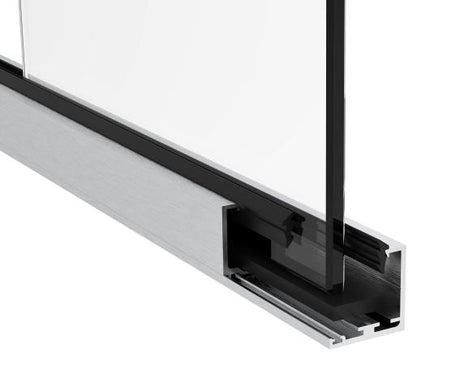 Zasklenie pevné - profil U skladaný z dvoch časti