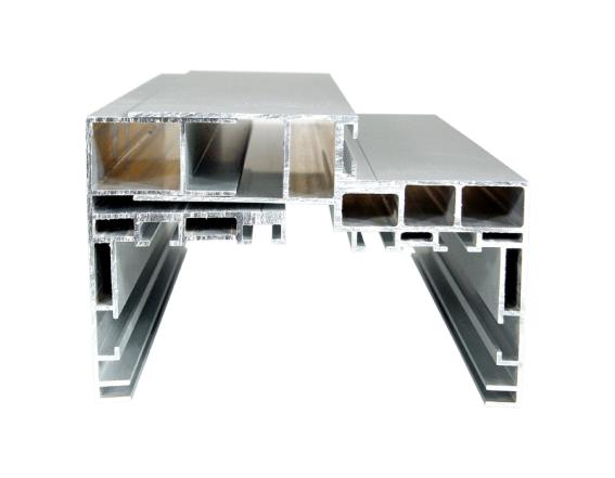 Zárubňový profil pre sklenené dvere "U" 75-105 SET