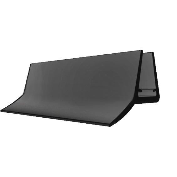 Tesniaca lišta na dvere vertikálna black