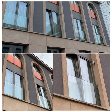 Francúzske okno AL rám bez skla, kotviť do špalety