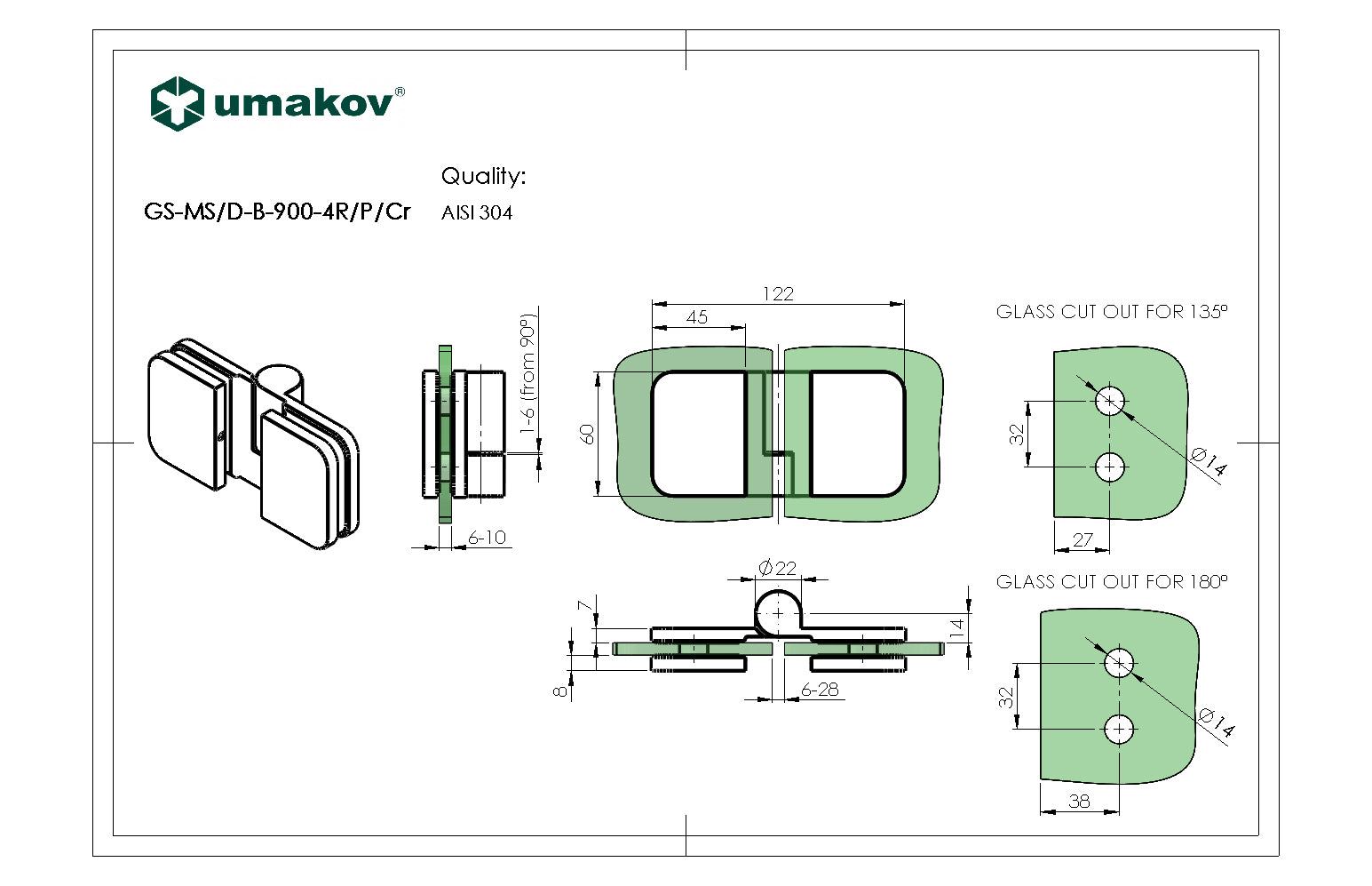 Záves pre sklenené dvere do sprchy