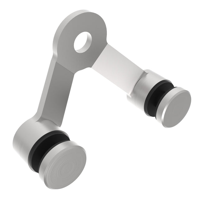 Zasklenie pevne - spider 02 AISI304, 2xD30mm/90°/T