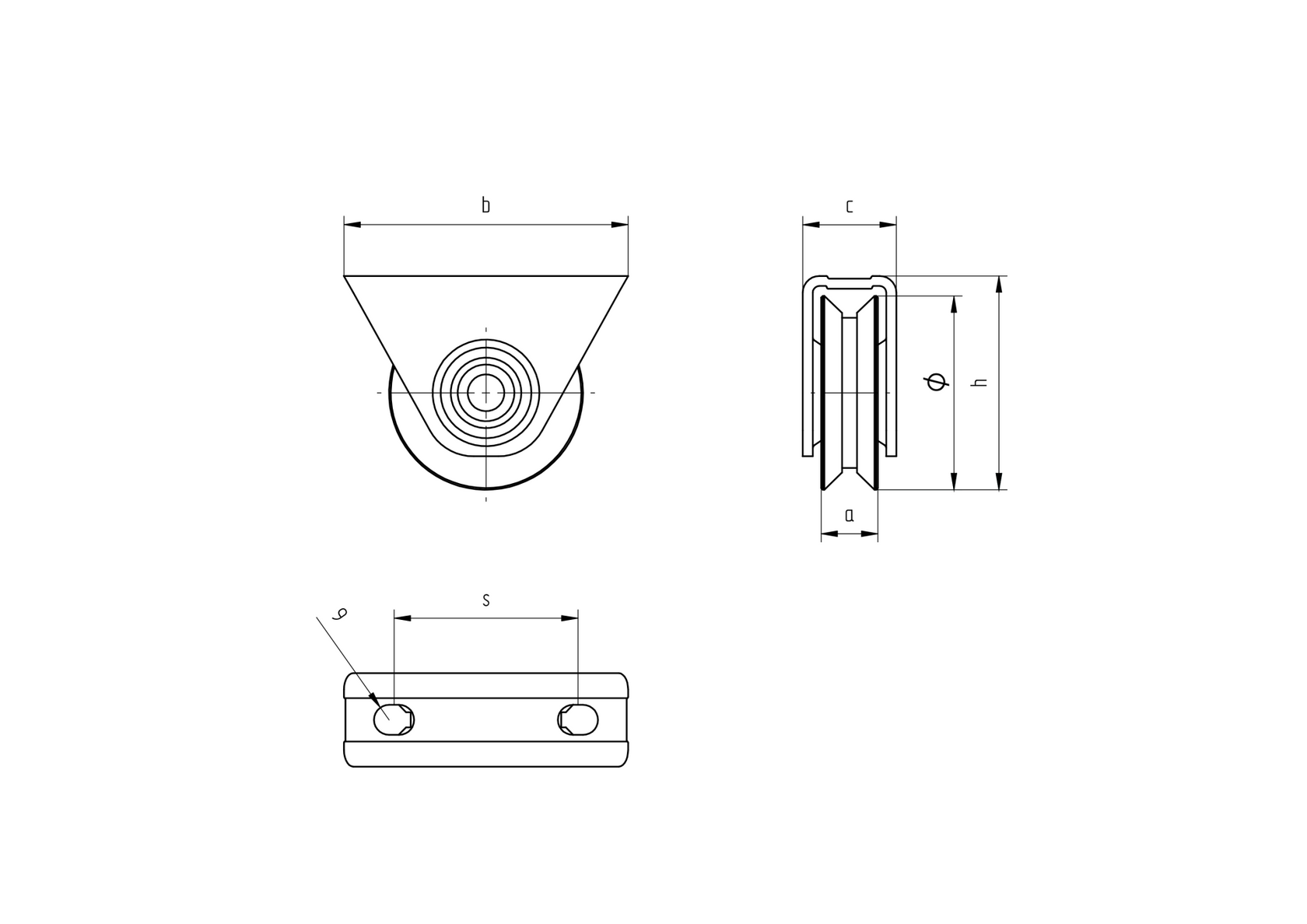 Kladka pojazdu-komplet - V, D60