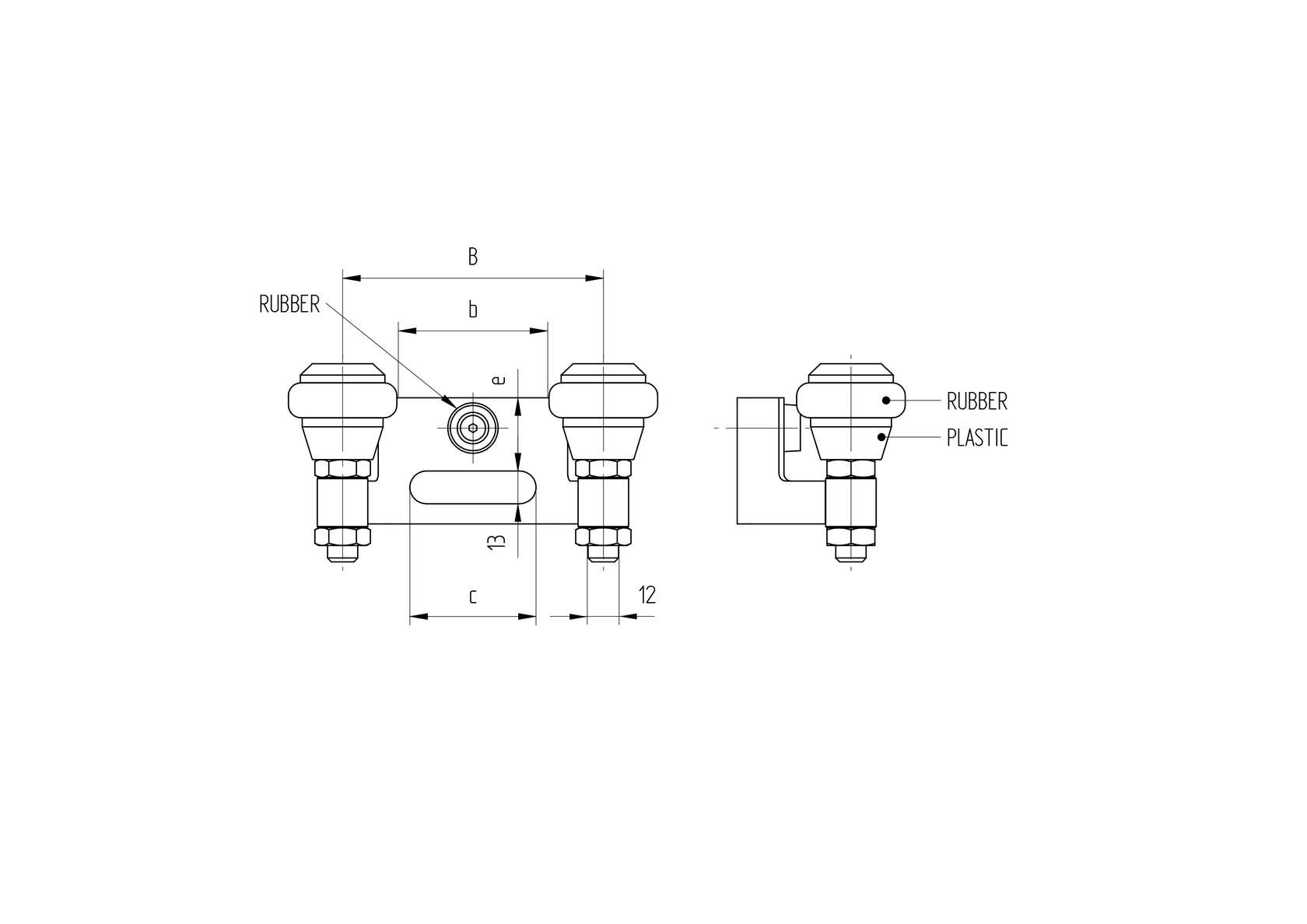 Horný nábeh, Zn, profile 40mm,