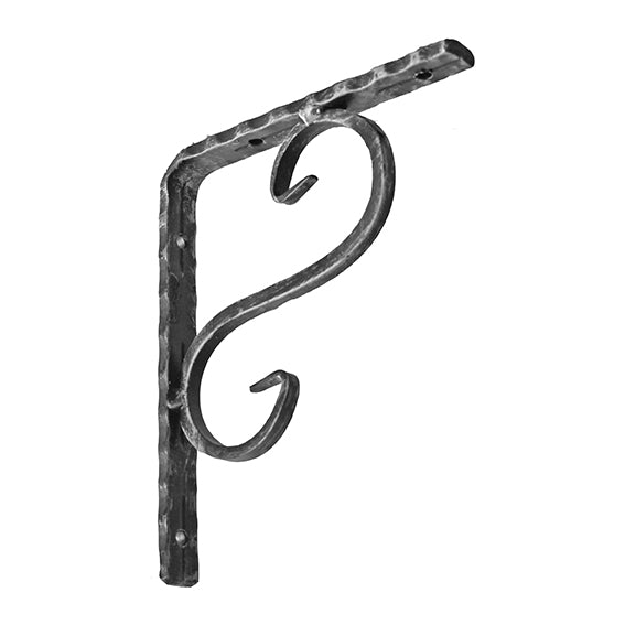 Konzola na policu 125x150mm, patina strieborná