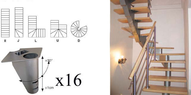 Schodisko SEGMENT NS270 sada V 3040-2740mm