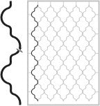 Mreže ohýbané profil-lom.vlnka 12x6,L2400mm