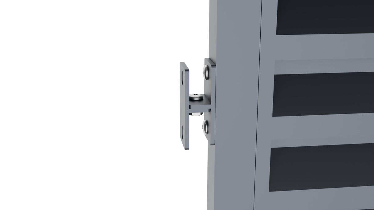 Plotové pole hliníkové 2000x1200mm lamela antr.