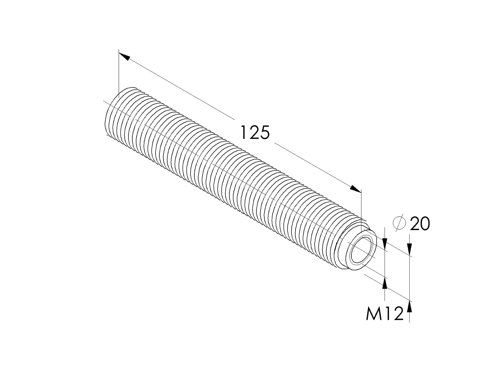 Kotva oceľová VI-IG M12
