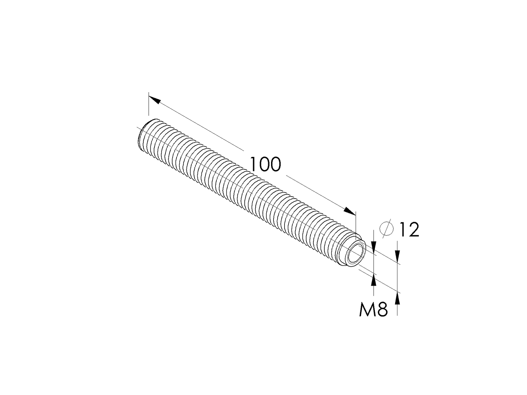 Kotva oceľová VI-IG M8