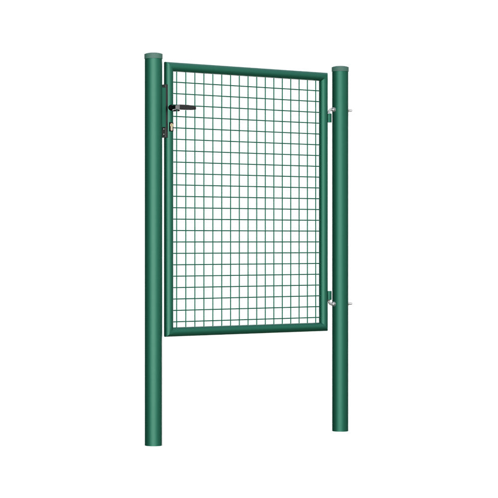 Bránka 1kr. ROUND ZnPVC 1000x1200mm, D75mm, zelená