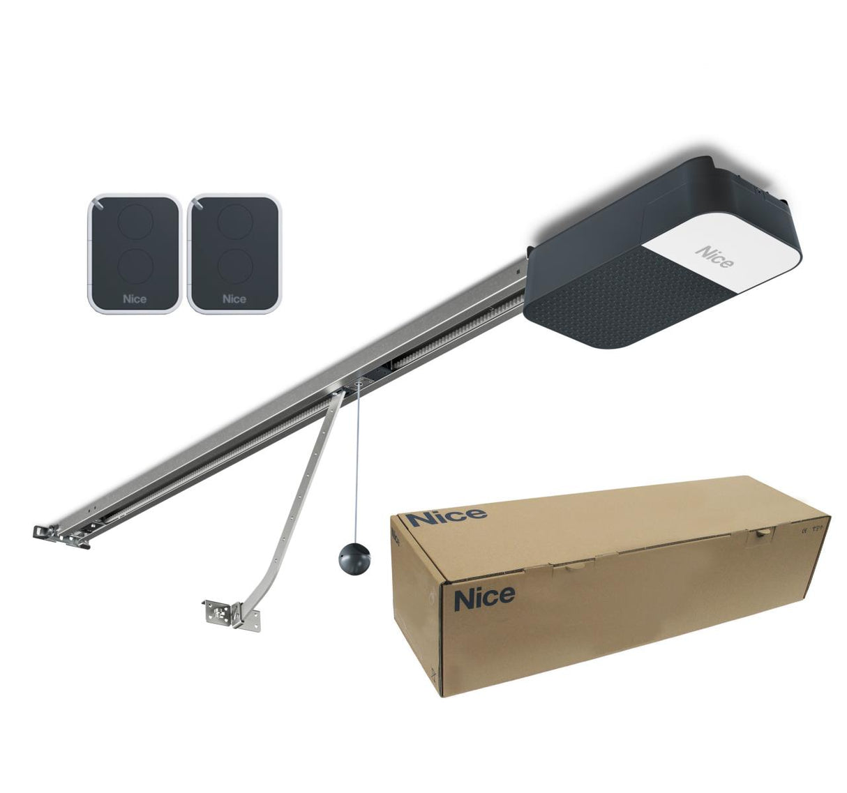 Kompl. garáž. systém NICE - pohon a dráha,max 10m2