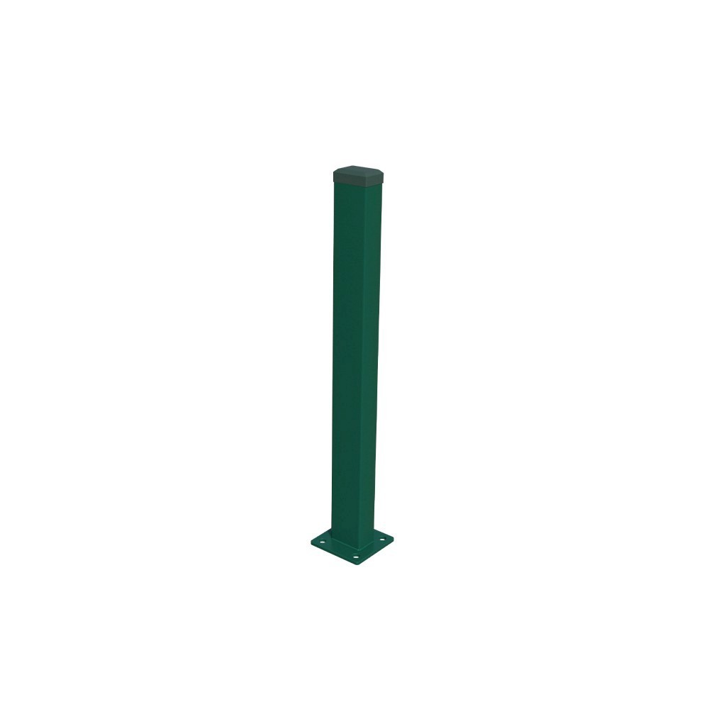 Stĺpik 60x40mm s pätkou ZnPVC 1200mm zelená