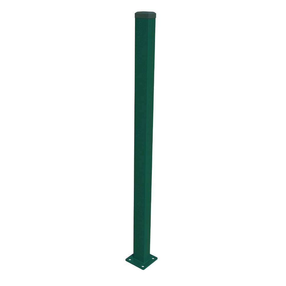 Oszlop 60x40mm talppal ZnPVC 2000mm zöld