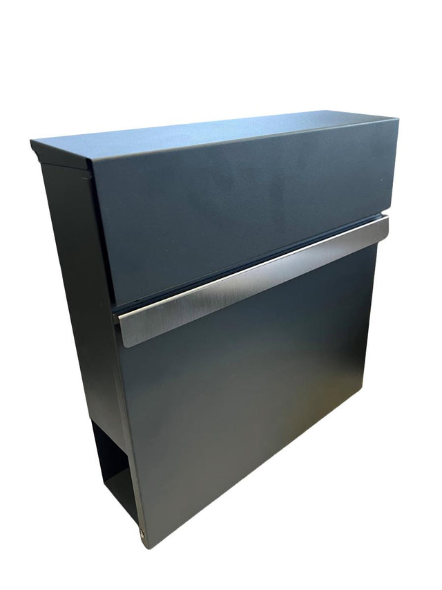 Poštová schránka, nerezová, 370x370x100mm