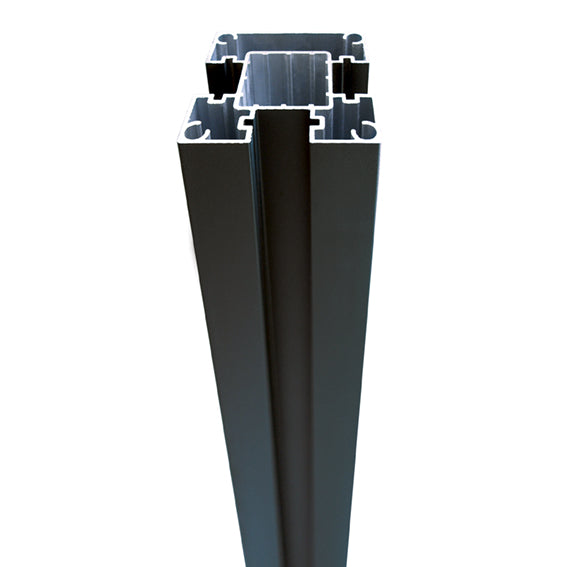 Aluminum post 2500mm, anthracite