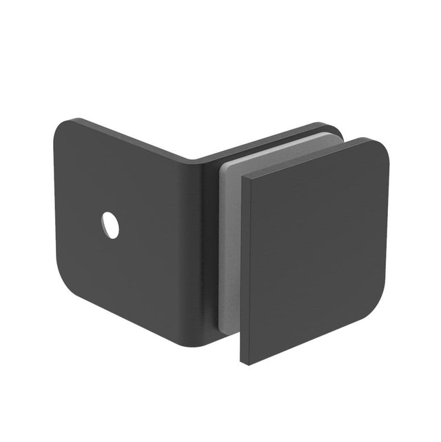 Zasklenie pevne - držiak skla, AISI 304, BLACK