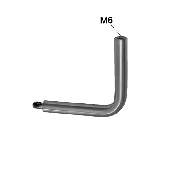 Držiak madla na stenu bez vaničky