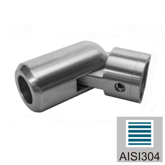 Držiak výplne osový nastaviteľný AISI304, d14/40x4