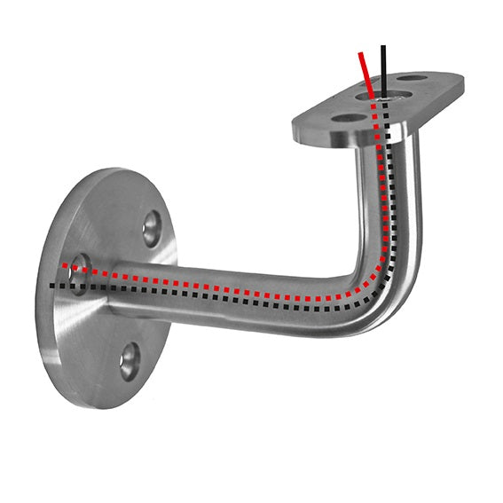 Držiak madla na stenu