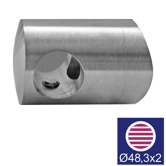 Držiak výplne pravý AISI316, d12/D48,3x2mm