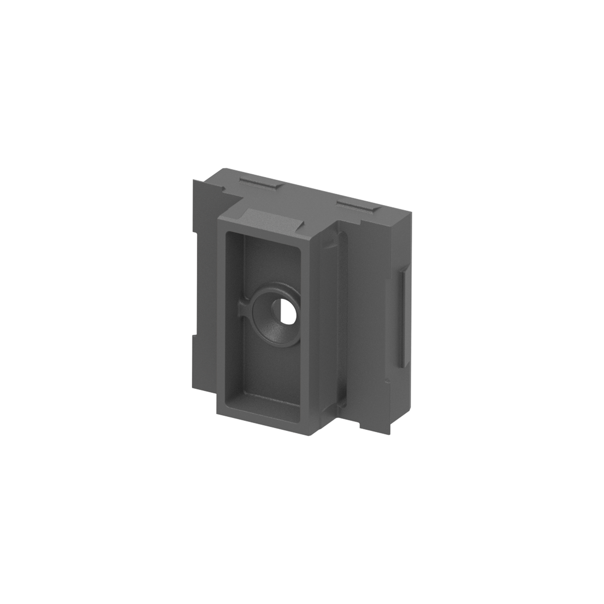 Click-lock connector for façade system, 45 x 25 – Anthracite RAL 7016, 50pcs