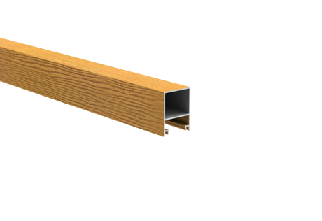 Hliníkový fasádny profil 40x30-6000mm svetlý dub