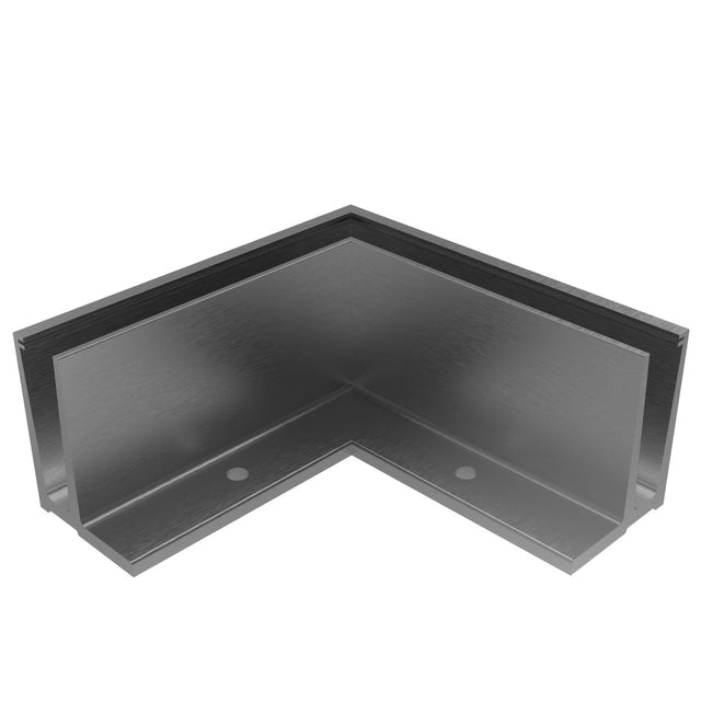 Celosklenené zábradlie-roh. profil-vrchné kotvenie