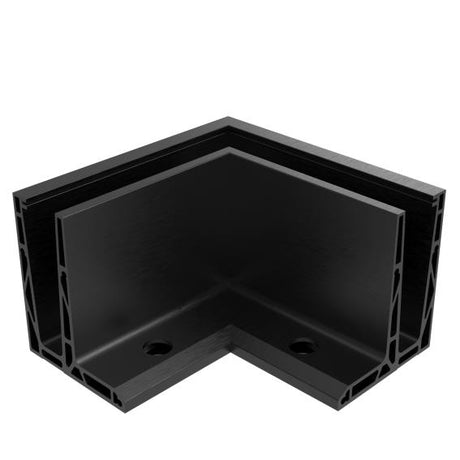 Celosklenené zábradlie-roh. profil-vrchné kotvenie