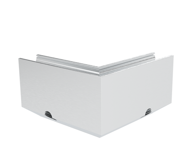 Celosklenené zábradlie-profil-bočné kotvenie