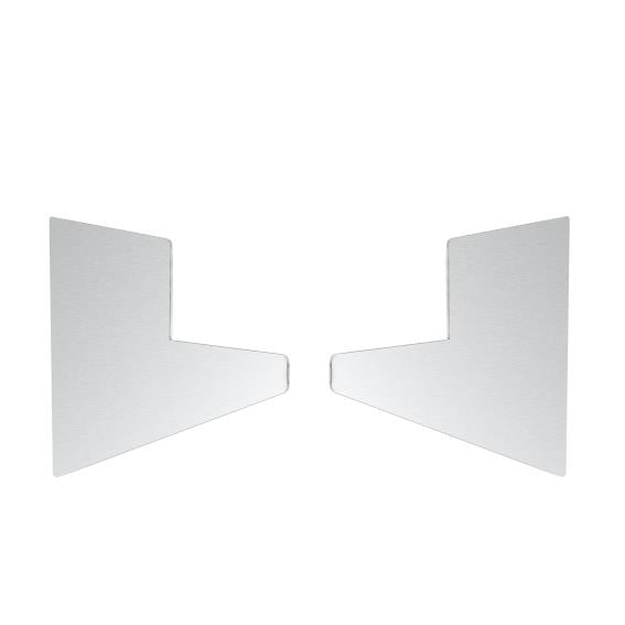 Presklená strieška profil 100x80mm +2°záslepka