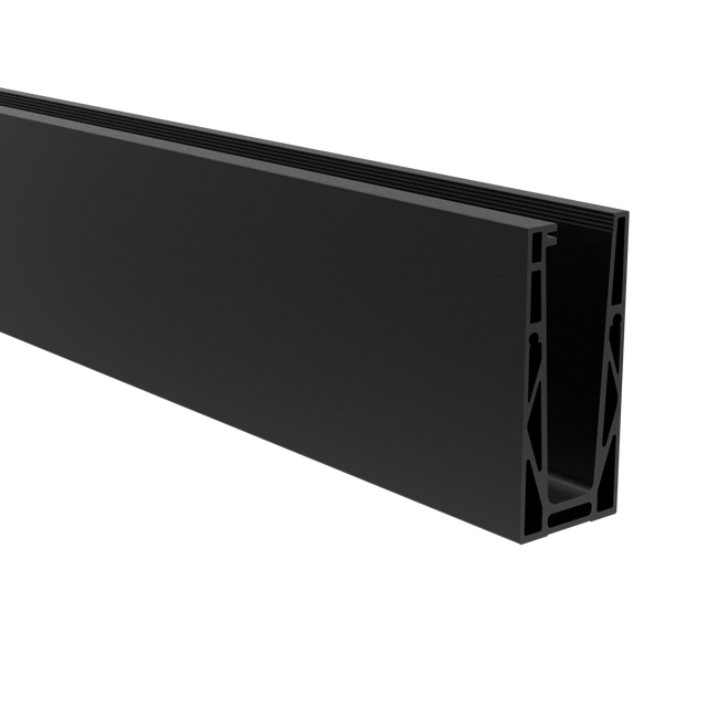 Celosklenené zábradlie-profil dutý-vrchné kotvenie