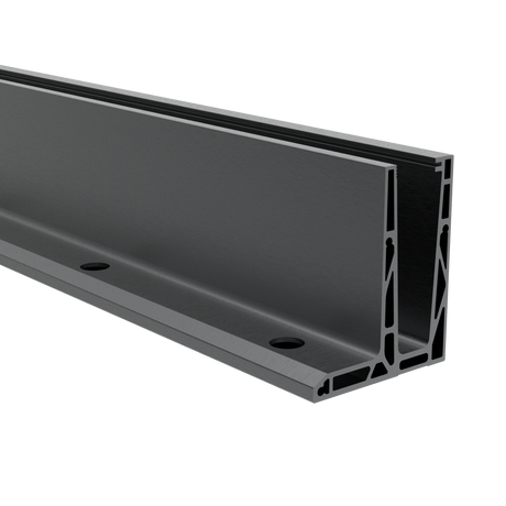 Celosklenené zábradlie-profil dutý-vrchné kotvenie