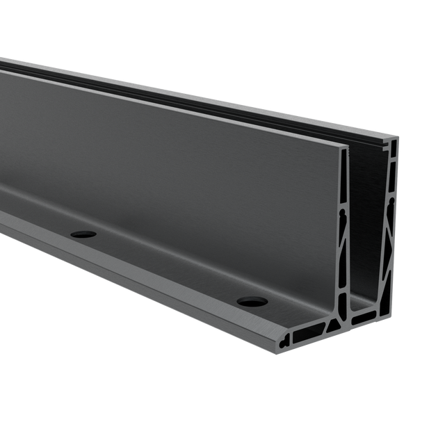 Celosklenené zábradlie-profil dutý-vrchné kotvenie