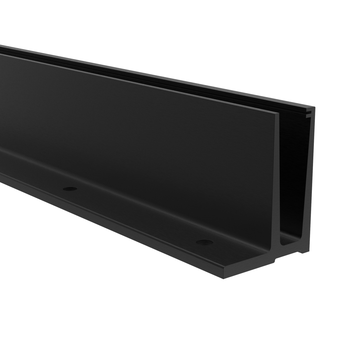 Celosklenené zábradlie-profil-vrchné kotvenie