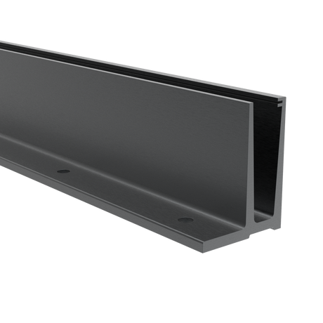 Celosklenené zábradlie-profil-vrchné kotvenie