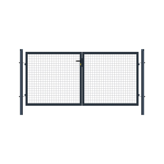 Gate 2pcs Eco ZnPVC 3600x1600mm anthracite
