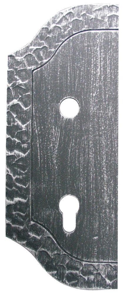 Štítok bránový zdobený Ľ 265x105, t3, a90, D19mm