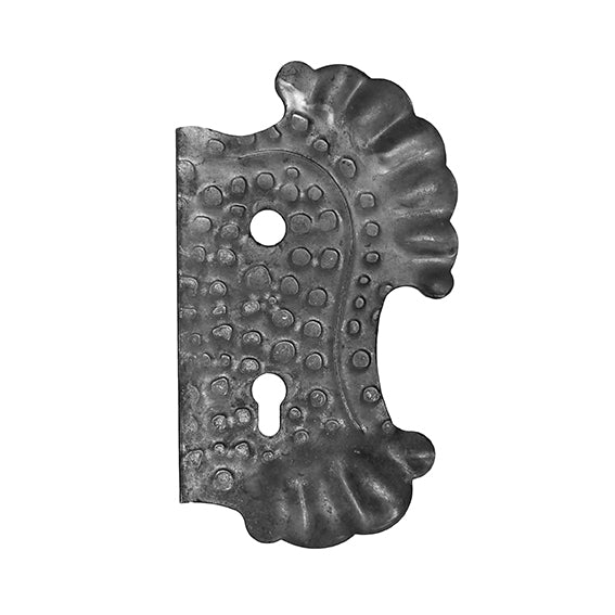 Štítok bránový zdobený P 270x160, t2, C90, D20mm