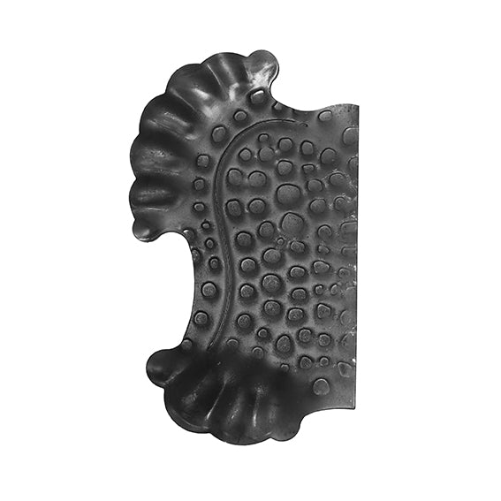 Štítok bránový zdobený bez otvorov Ľ 270x160, t2mm