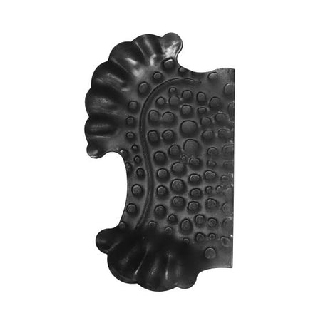 Štítok bránový zdobený bez otvorov Ľ 275x160, t3mm