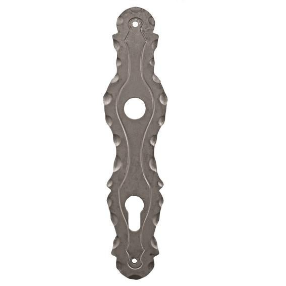 Štítok bránový zdobený 260x60, t3, C85, D16mm