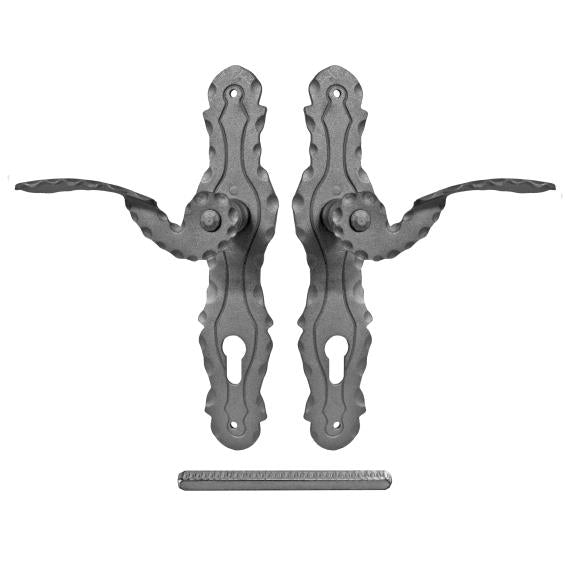 Kľučka so štítkom komplet 265x60, t3mm