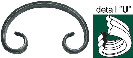 Element tvaru-C 140x80, 12x6mm