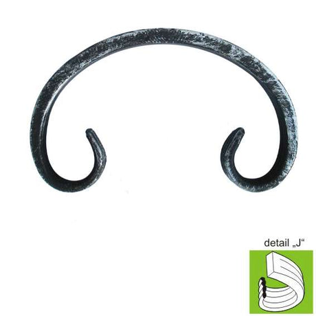 Element tvaru-C h120, b75, 12x6mm