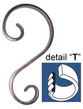 Element tvaru-S 230x120/60, 12x6mm