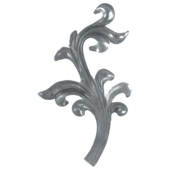 Lístok pravý 240x140, t2mm