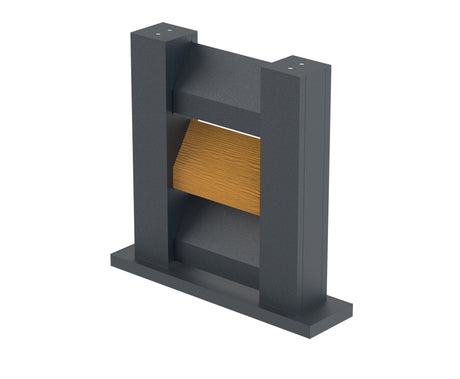 Plotová vzorka 0,3x0,4m samostatne stojaca pre žalúziové lamely FG/L1S20x105