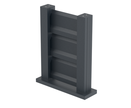 Plotová vzorka 0,3x0,4m samostatne stojaca pre žalúziové lamely FG/L2S20x120