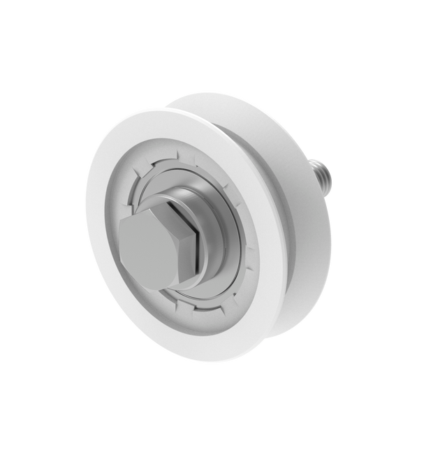 Pojazdové koliesko nylonové - V, INOX, D60mm